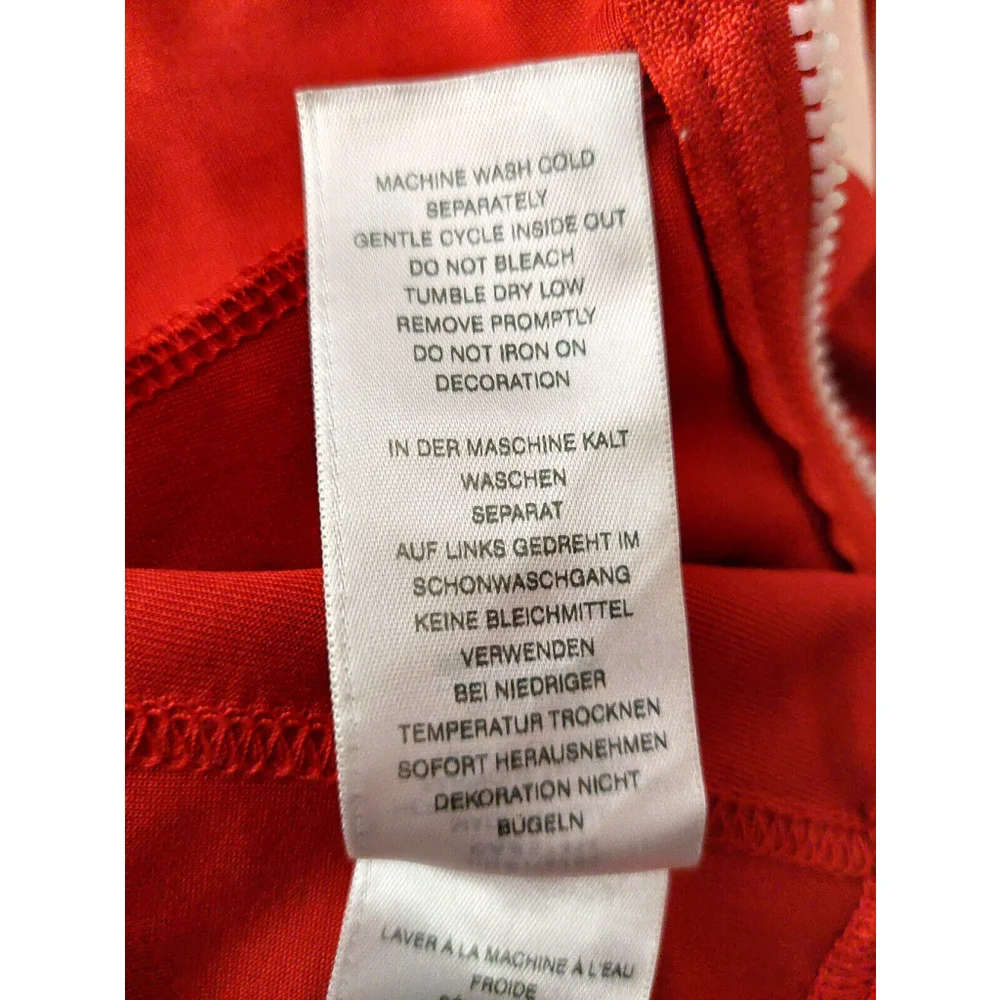 True Religion Brand Jeans Red & White Men's Sport Track Jacket Sz S NWOT